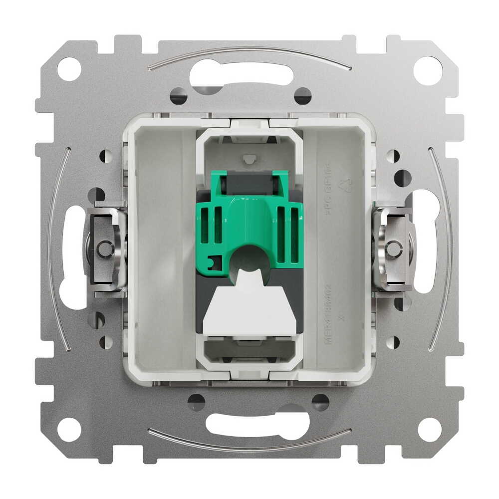 Розетка Schneider Sedna Design алюміній комп'ютерна RJ45 Саt. 5e UTP ( SDD113451 )